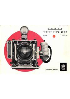 Linhof Super Technika 5 manual. Camera Instructions.
